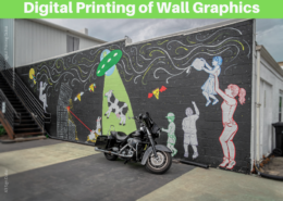 Digital printing of Wall Graphics
